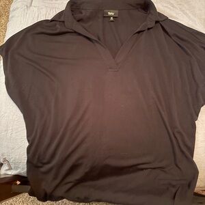 Women Mossimo Dark Polo Shirt